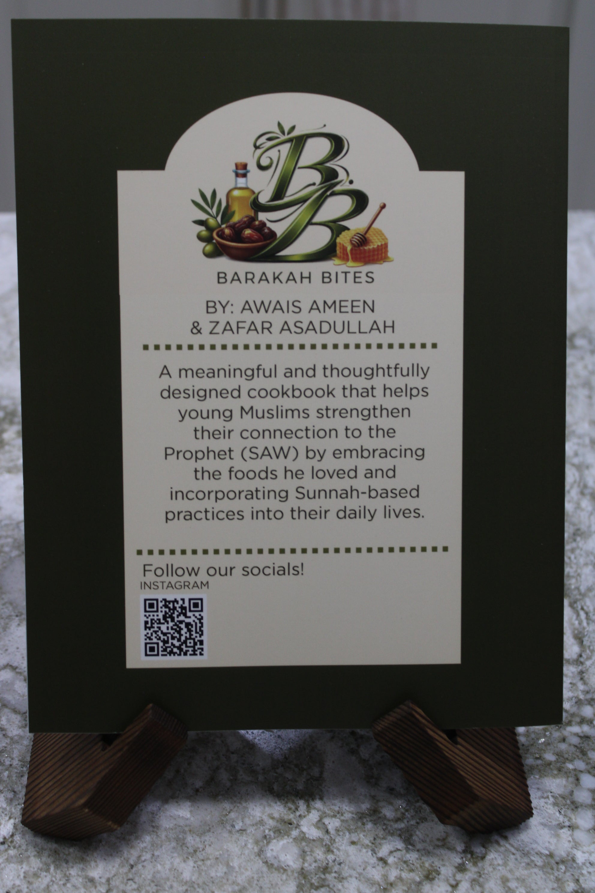Barakah Bites: A Sunnah Food Cookbook Made for Young Muslims